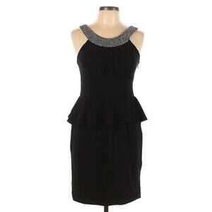 Jackie Jon New York Cocktail Dress Size 10 Women's Party Evening Event Black EUC